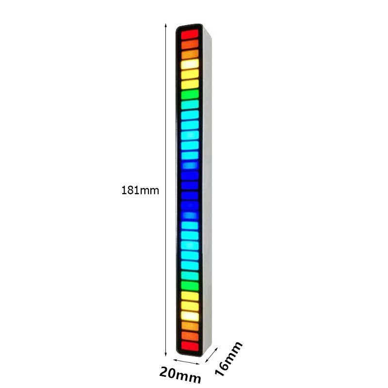 Synchronous rhythmic RGB light controlled by voice