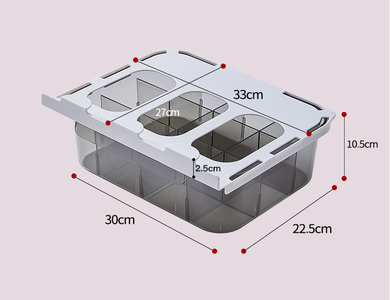 Drawer underwear organizer, socks and underwear storage, paste box, put underwear compartment, closet home organization