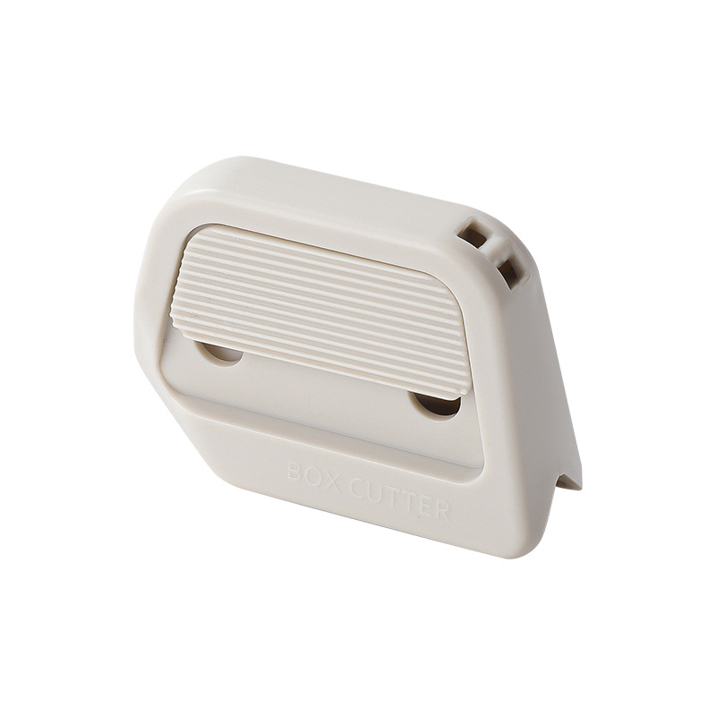 Magnetic portable box opener, plastic blades, automatic blade retraction, 5-pack