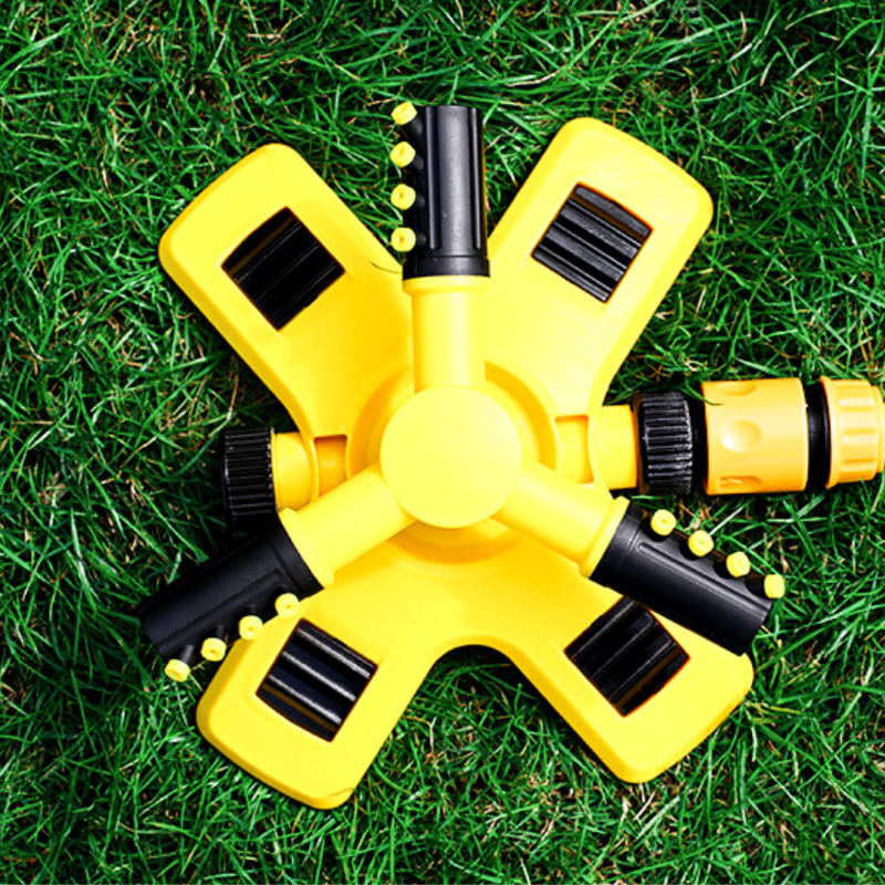 360° Automatic Rotating Sprinkler Head, 3-Arm Series Irrigation Sprayer for Nursery & Garden