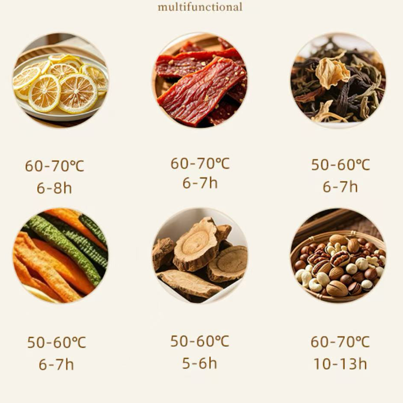 Household Food Dehydrator, Fruit Drying Machine, Vegetable Dehydrator & Air Dryer