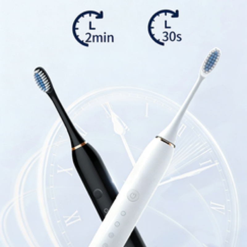 Cross-border electric toothbrush, waterproof soft bristles, full body washable, adult version for household use.