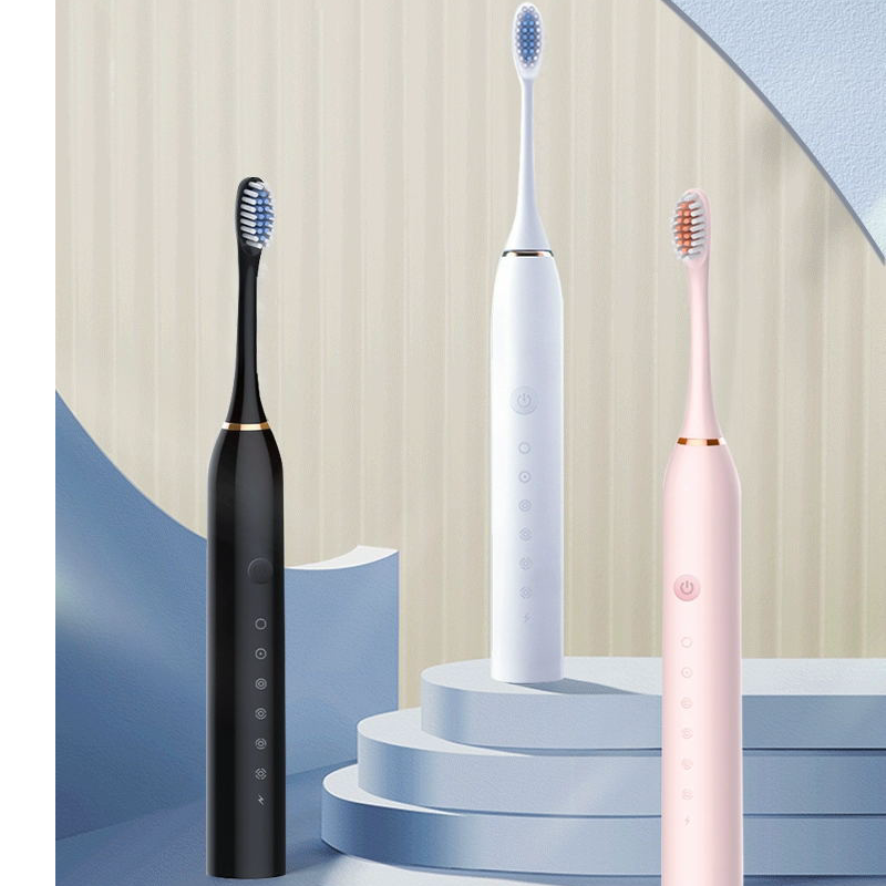 Cross-border electric toothbrush, waterproof soft bristles, full body washable, adult version for household use.