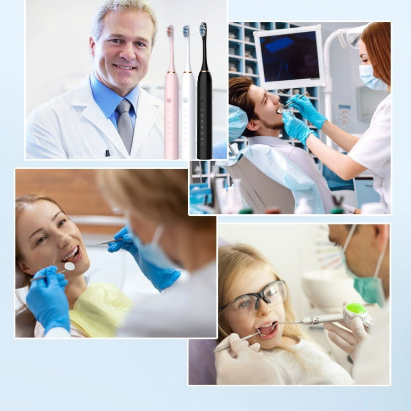 Cross-border electric toothbrush, waterproof soft bristles, full body washable, adult version for household use.