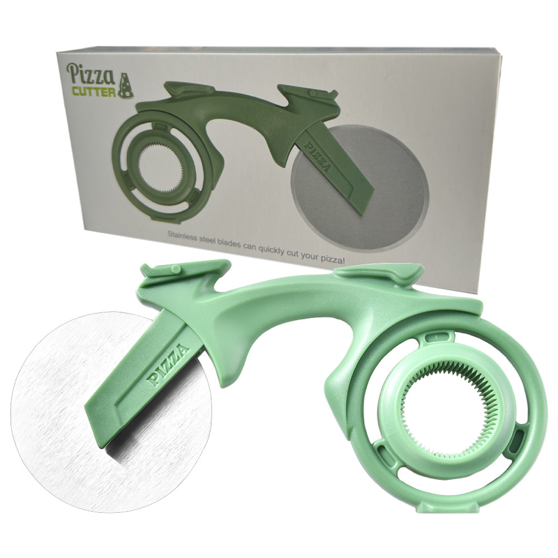 Stainless steel pizza cutter, creatively shaped pizza cutter