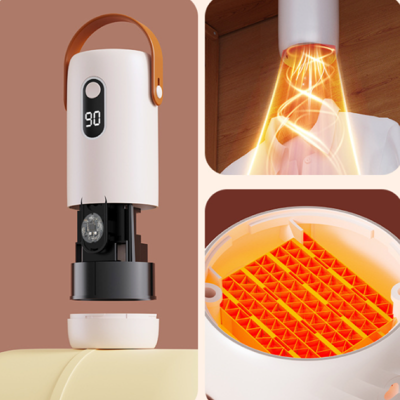 Portable clothes dryer, mini clothes dryer, travel essential.