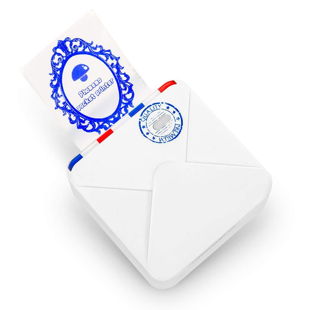 Mini impresora térmica para telefono móvil. Pequeña impresora de errores para estudiantes en casa.