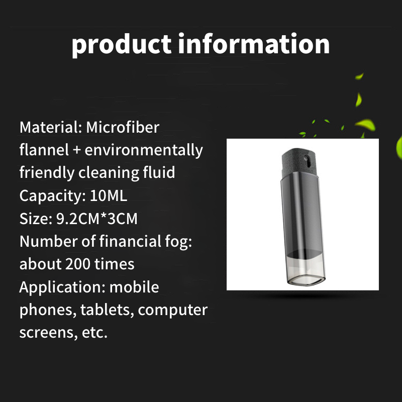 Screen cleaner, cleaning cloth, spray cleaner