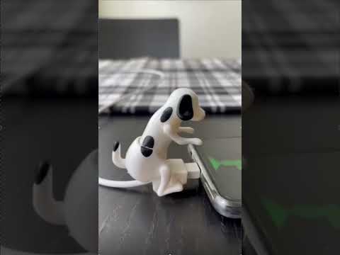 Creative charging cable, "Rogue Dog" charging cable, supports charging Android and iPhone.